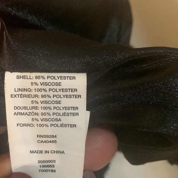 The Children’s Place Collared Glittery Pea Coat for Girls, Black Size Medium 7/8 - Picture 11 of 12